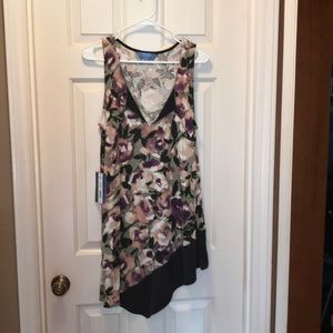 SimplyVera sleeveless asymmetrical tunic NWT
